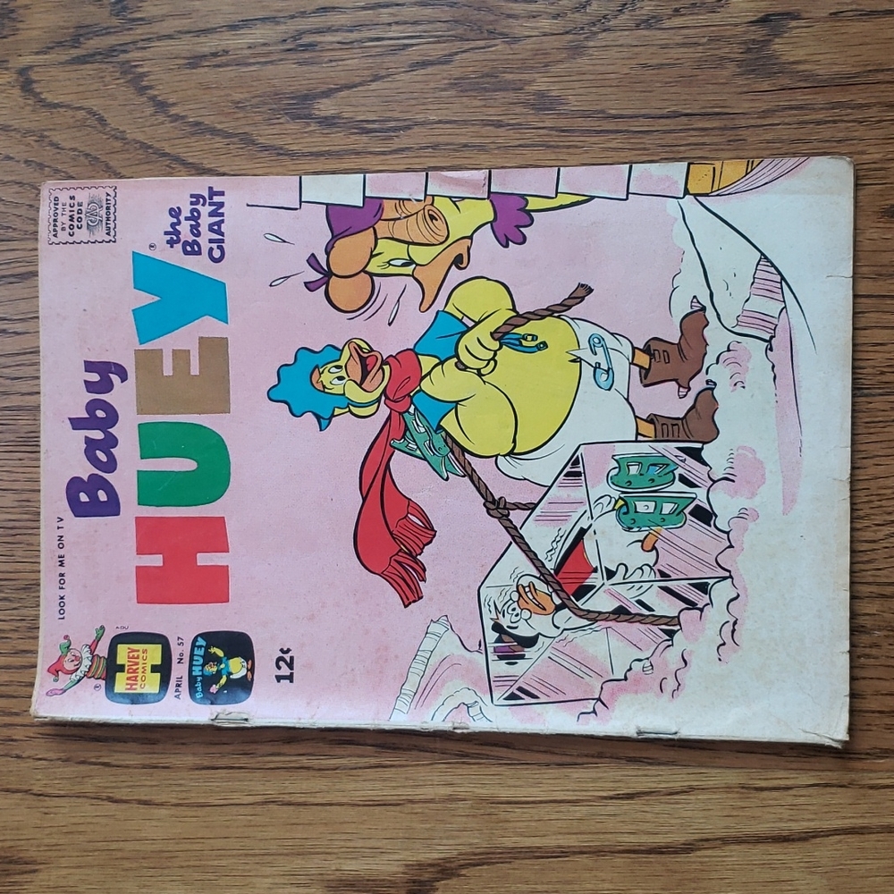 Vintage 60s Baby Huey The Baby Giant Vol. 1 No. 57 Harvey Comics Comic Book